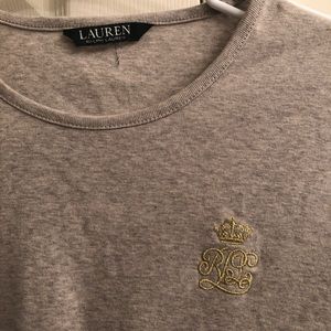 Lauren Ralph Lauren Long Sleeve Grey T-shirt
